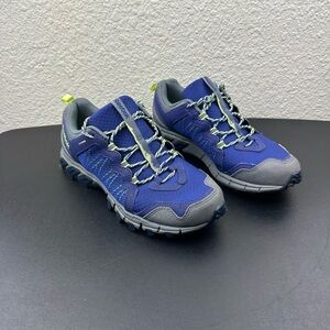 Reebok DMX Ride Trail Shoes Size 7 Women's Blue/Yellow Trail Sneakers